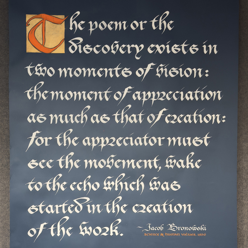 "The Discovery." Tempura paint on paper. 135x213 cm (53x84 in.)